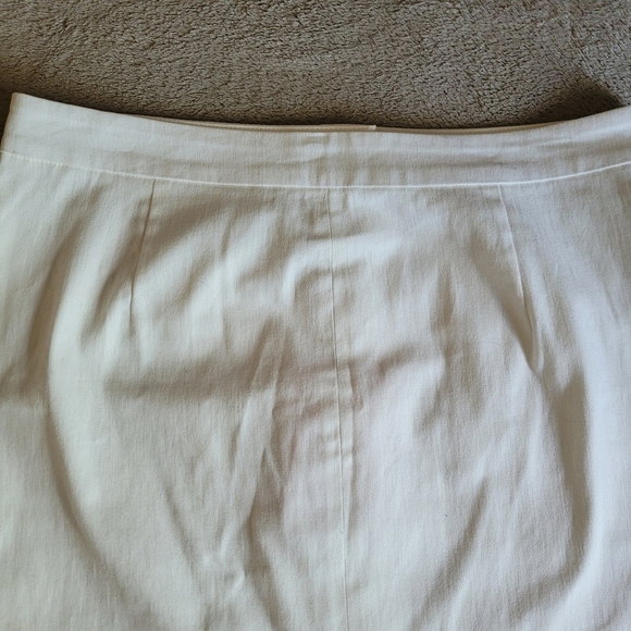 Avec Les Filles denim mini skirt in Ecru Snow Wash size 8​ - Picture 8 of 12